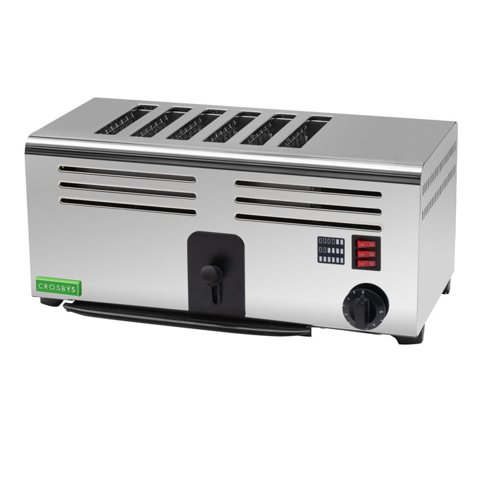 Crosbys 6 Slot Toaster