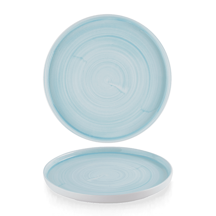 Churchill Stonecast Canvas Breeze Walled Plate 26cm various colours (6)