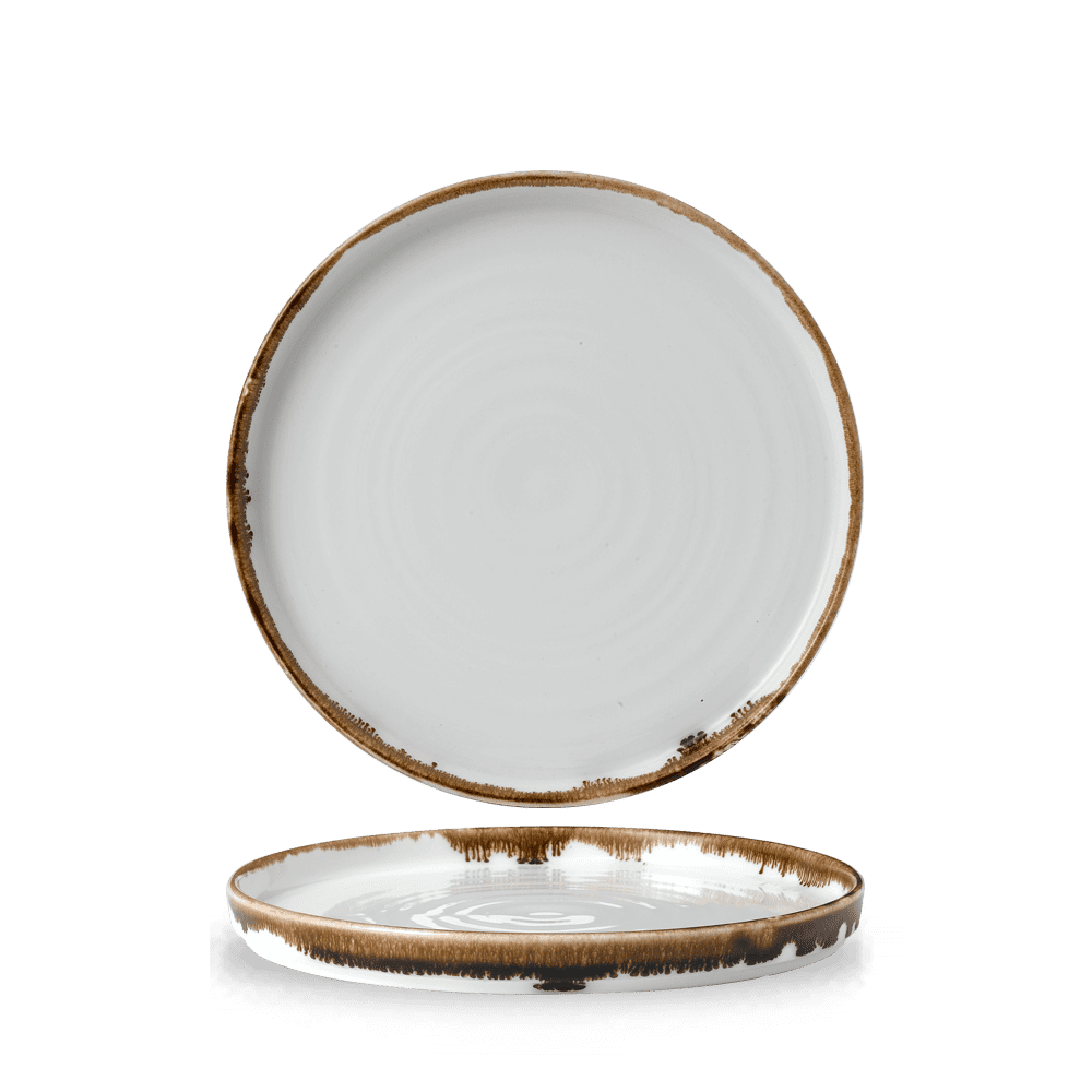 Harvest Natural Walled Plate  (2 Sizes) (6)