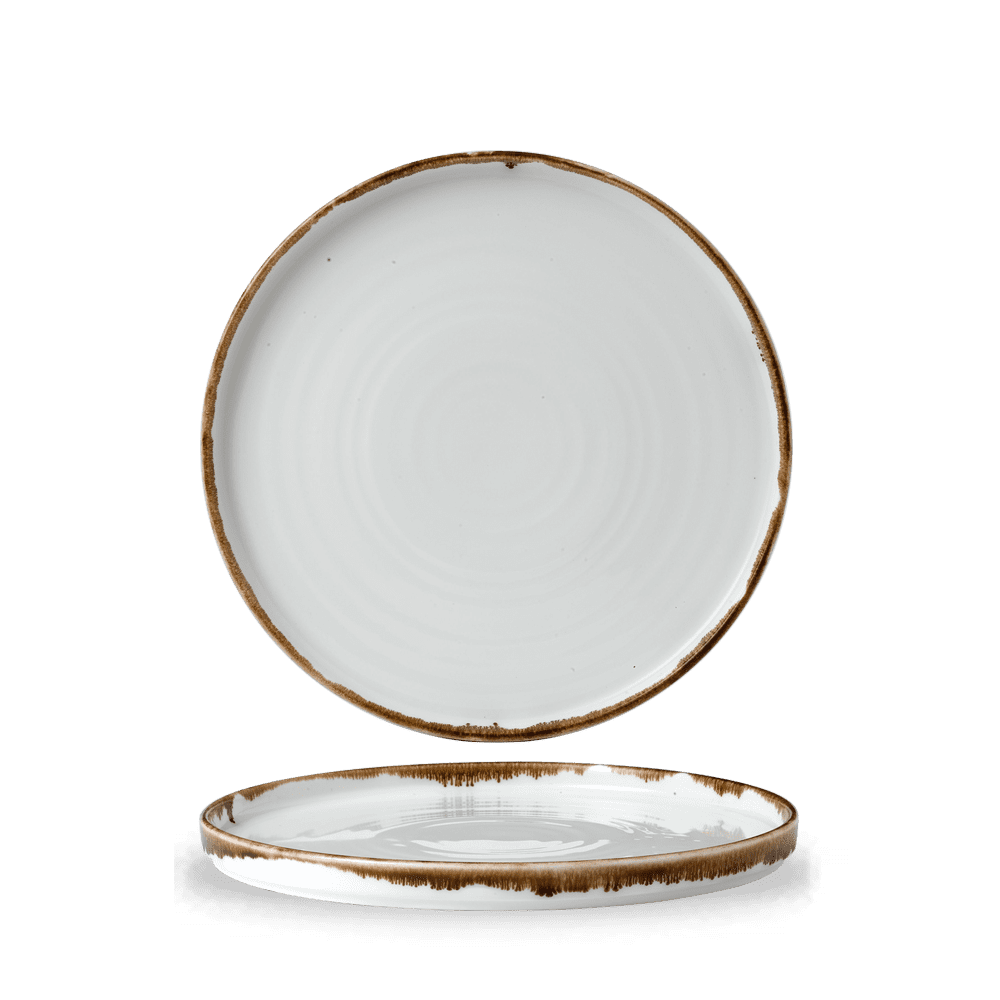 Harvest Natural Walled Plate  (2 Sizes) (6)