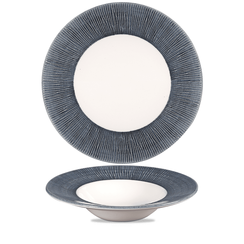 Bamboo Spinwash Mist Wide Rim Bowl (2 Sizes) (12)