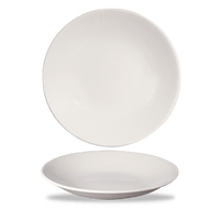 Bamboo Whiteware Deep Coupe Plate (2 Sizes) (12)