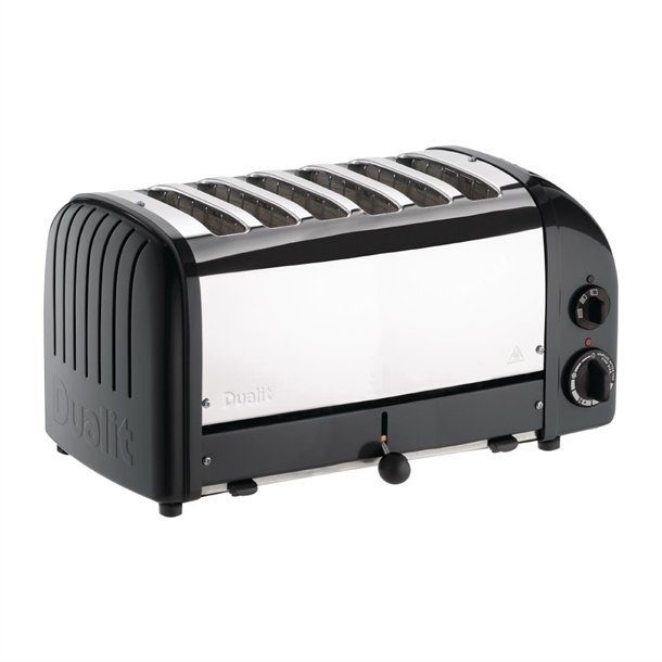 Dualit Black 6 Slice Vario Toaster - Each