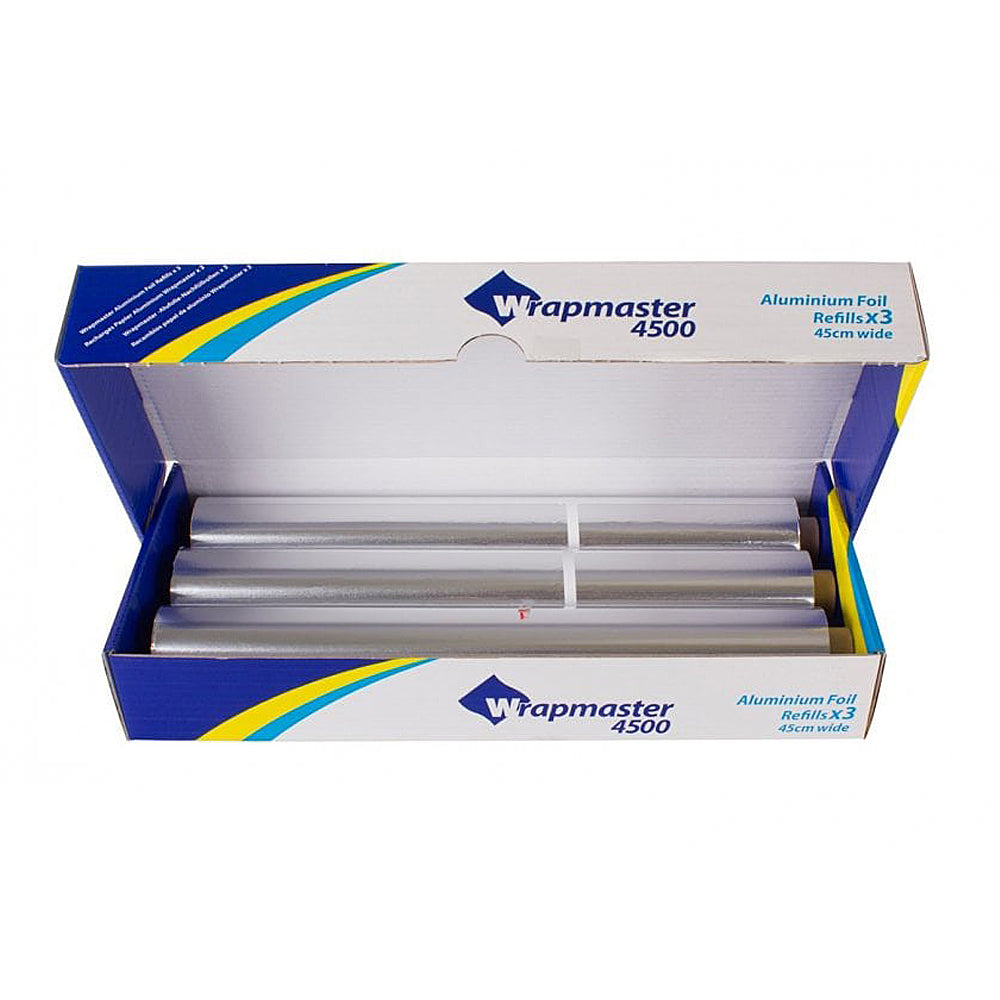 Wrapmaster 4500 Refill Aluminium Foil 45cm x 90m - 1x3